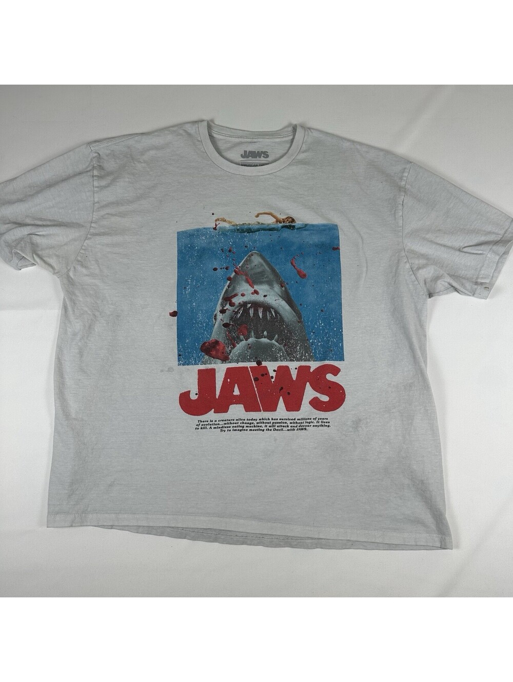 JAWS American Thrift  XXXL T-Shirt Spielberg Shark Movie Universal Studios